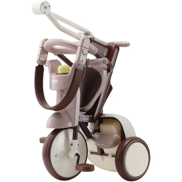iimo TRICYCLE #02 イーモトライシクルナンバー02 折りたたみ式三輪車 コンフォートブラウン【ラッピング不可商品】【送料無料 沖縄・一部地域を除く】